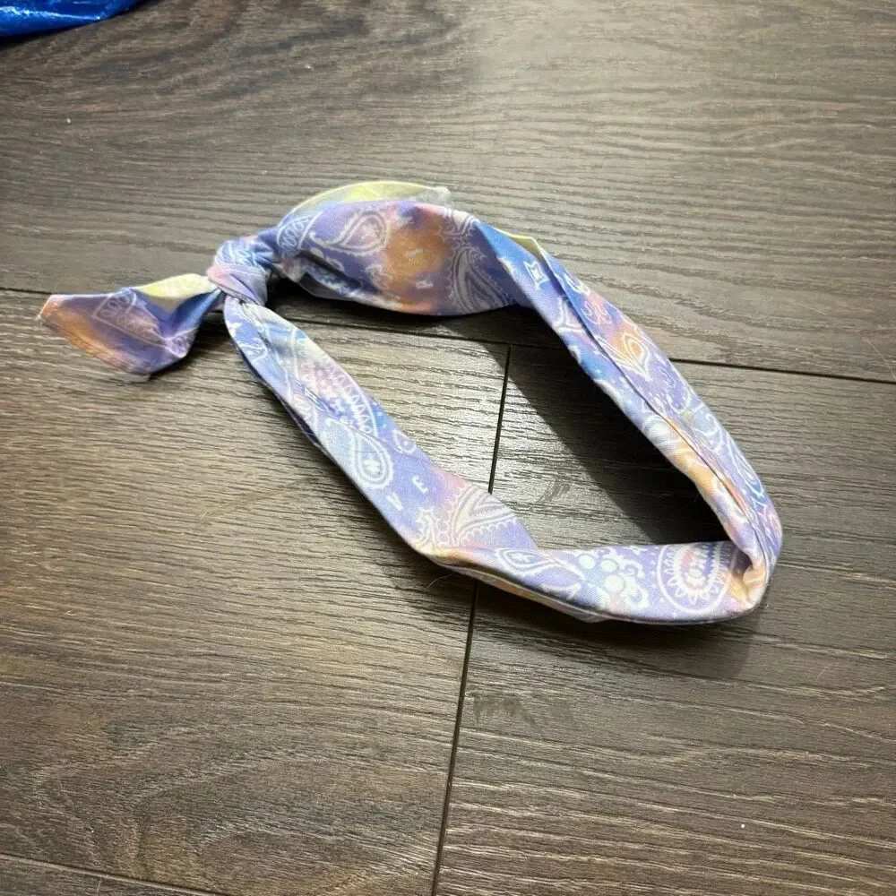 Victoria’s Secret Pink Purple Multicolored Bandana Headband